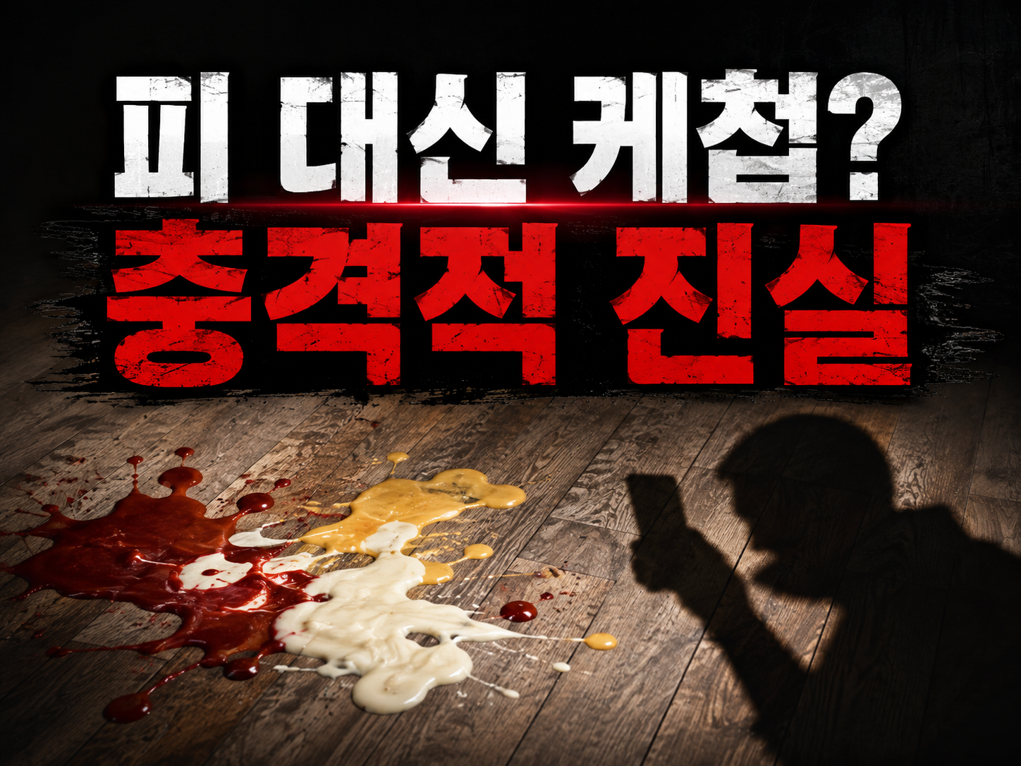 서천 존속살인 사건 현장 케첩 마요네즈 은폐 정황