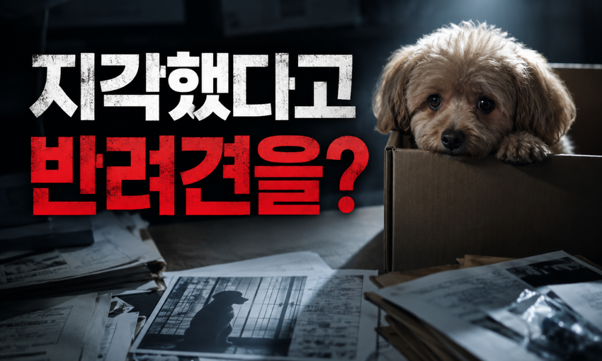 친구가 지각했다고 친구 반려견을….. 충북 음성 15층 아파트