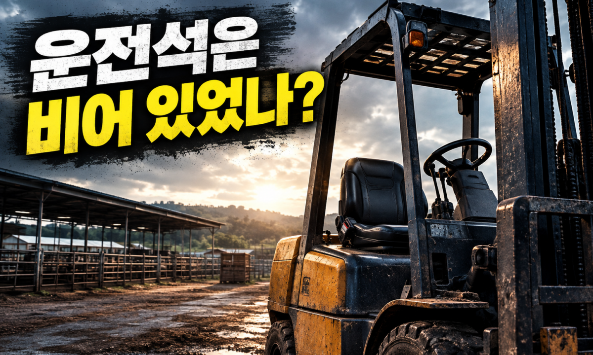 실화탐사대, 장성 우시장 지게차 사망…운전석은 비어 있었나